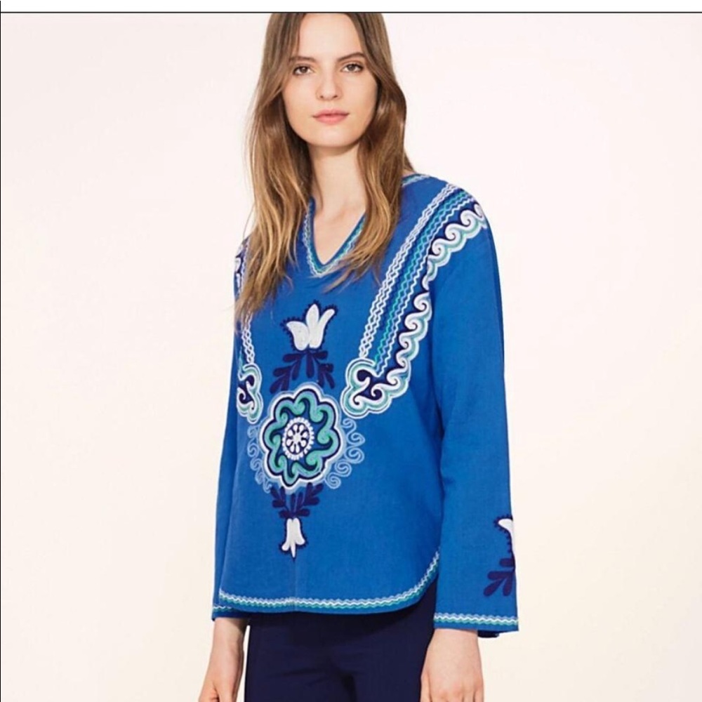 Gorgeous Tory Burch Tunic !! 💚💙💚💙